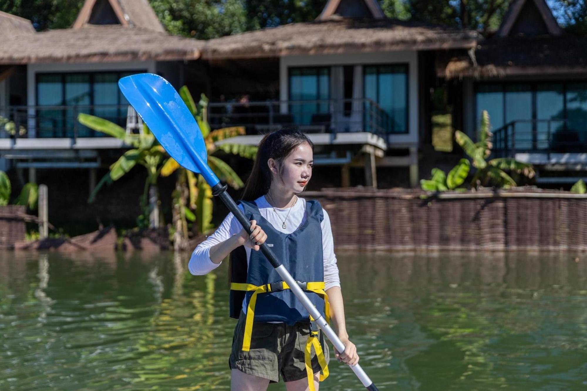 The Sanctuary Nam Ngum Beach Resort Vang Vieng Eksteriør bilde